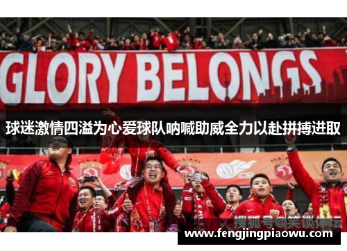 球迷激情四溢为心爱球队呐喊助威全力以赴拼搏进取